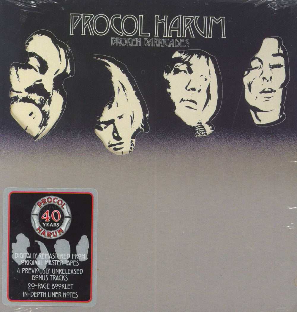 Procol Harum Broken Barricades: Remastered - Sealed UK CD album (CDLP) SALVOCD022