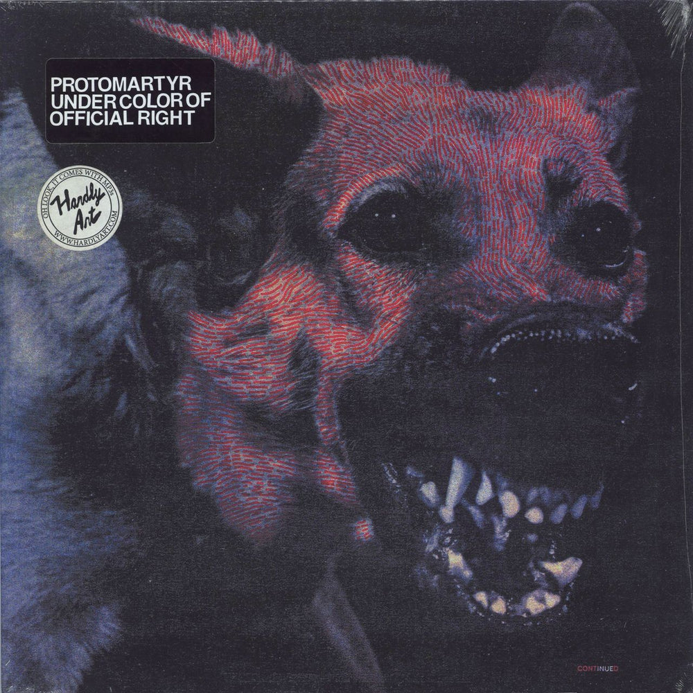 Protomartyr Under Color Of Official Right + Booklet - Sealed US vinyl LP album (LP record) HAR-081