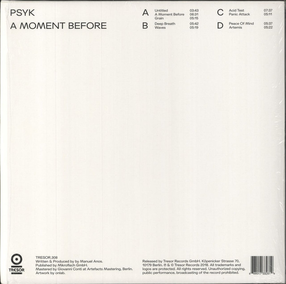 Psyk A Moment Before German 2-LP vinyl record set (Double LP Album) 666017332819