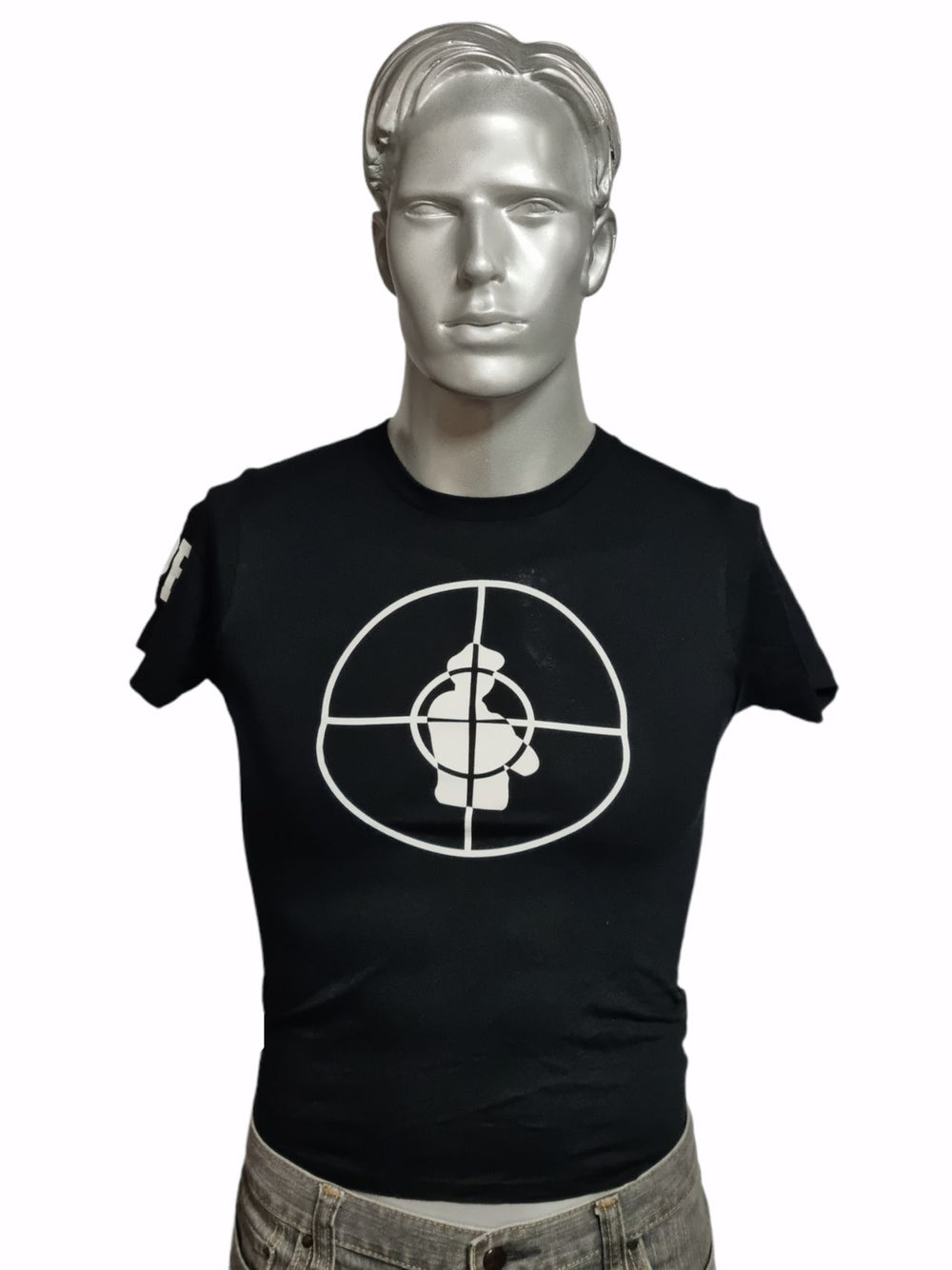 Public Enemy Target T-Shirt - Small Skinny UK t-shirt T-SHIRT