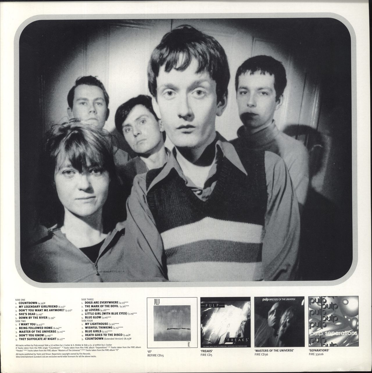 Pulp Countdown 19921983 UK 2LP vinyl set —