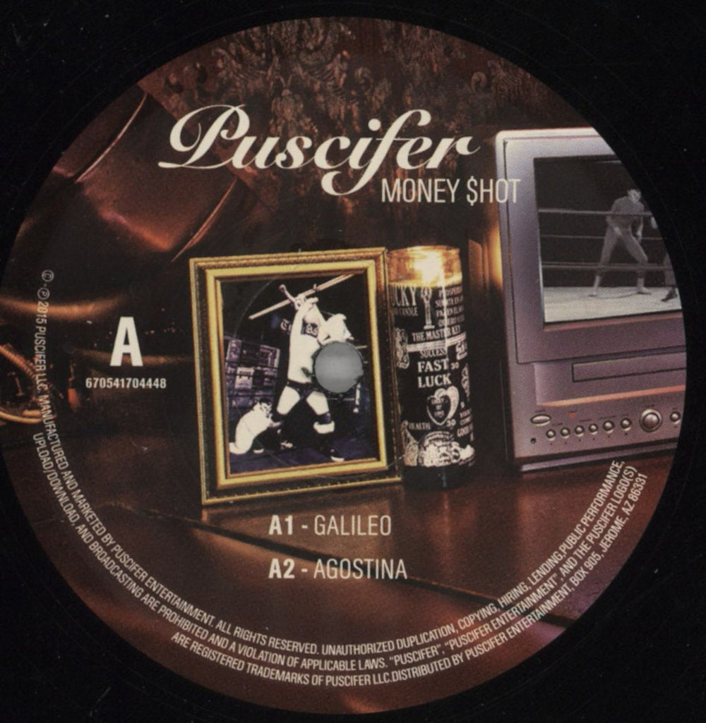 Puscifer Money Shot US 2-LP vinyl record set (Double LP Album) PF72LMO822121