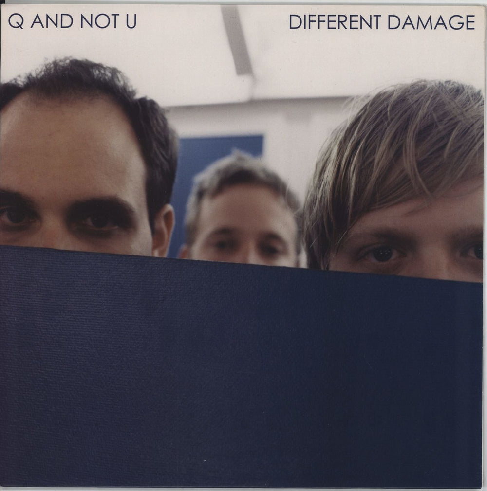 Q And Not U Different Damage - Blue Vinyl US vinyl LP album (LP record) DIS133V