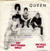 Queen Bicycle Race + Promo Stickered P/S Australian Promo 7" vinyl single (7 inch record / 45)