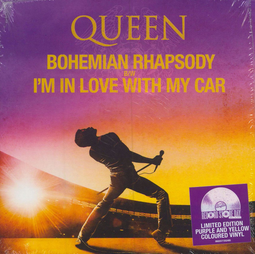 Queen Bohemian Rhapsody - RSD19 - Coloured Vinyl UK 7" vinyl single (7 inch record / 45) 0602577352485