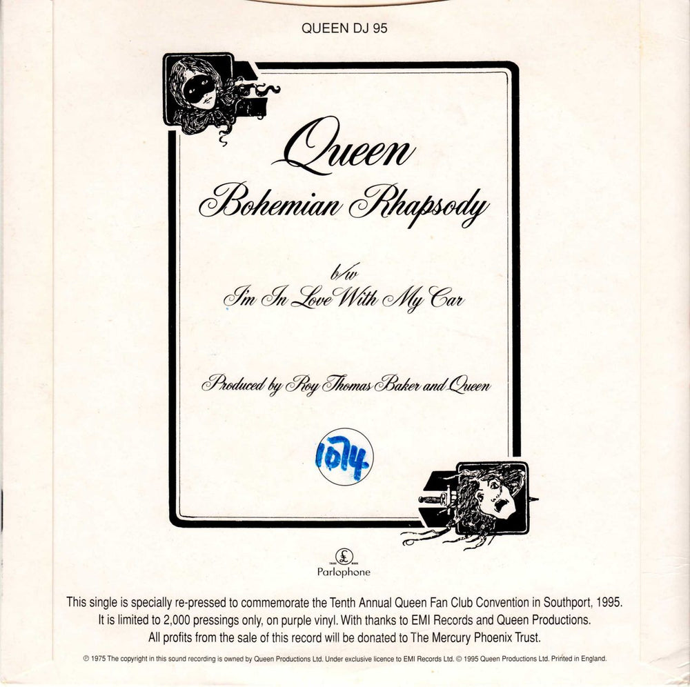 Queen Bohemian Rhapsody UK 7" vinyl single (7 inch record / 45)