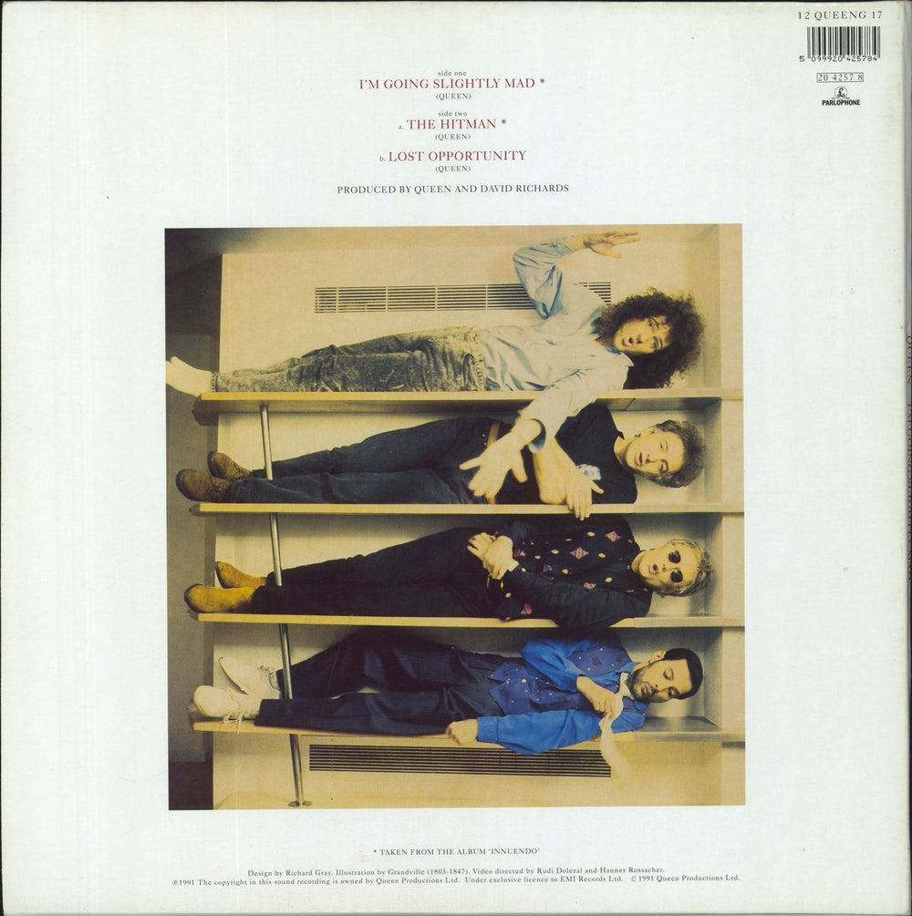 Queen I'm Going Slightly Mad - Gatefold - EX UK 12" vinyl single (12 inch record / Maxi-single) 5099920425784