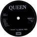 Queen I Want To Break Free - Freddie Mercury - Solid UK 7" vinyl single (7 inch record / 45) QUE07IW585661