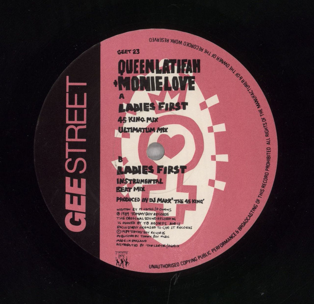 Queen Latifah Ladies First UK 12" vinyl single (12 inch record / Maxi-single) 5017640200238