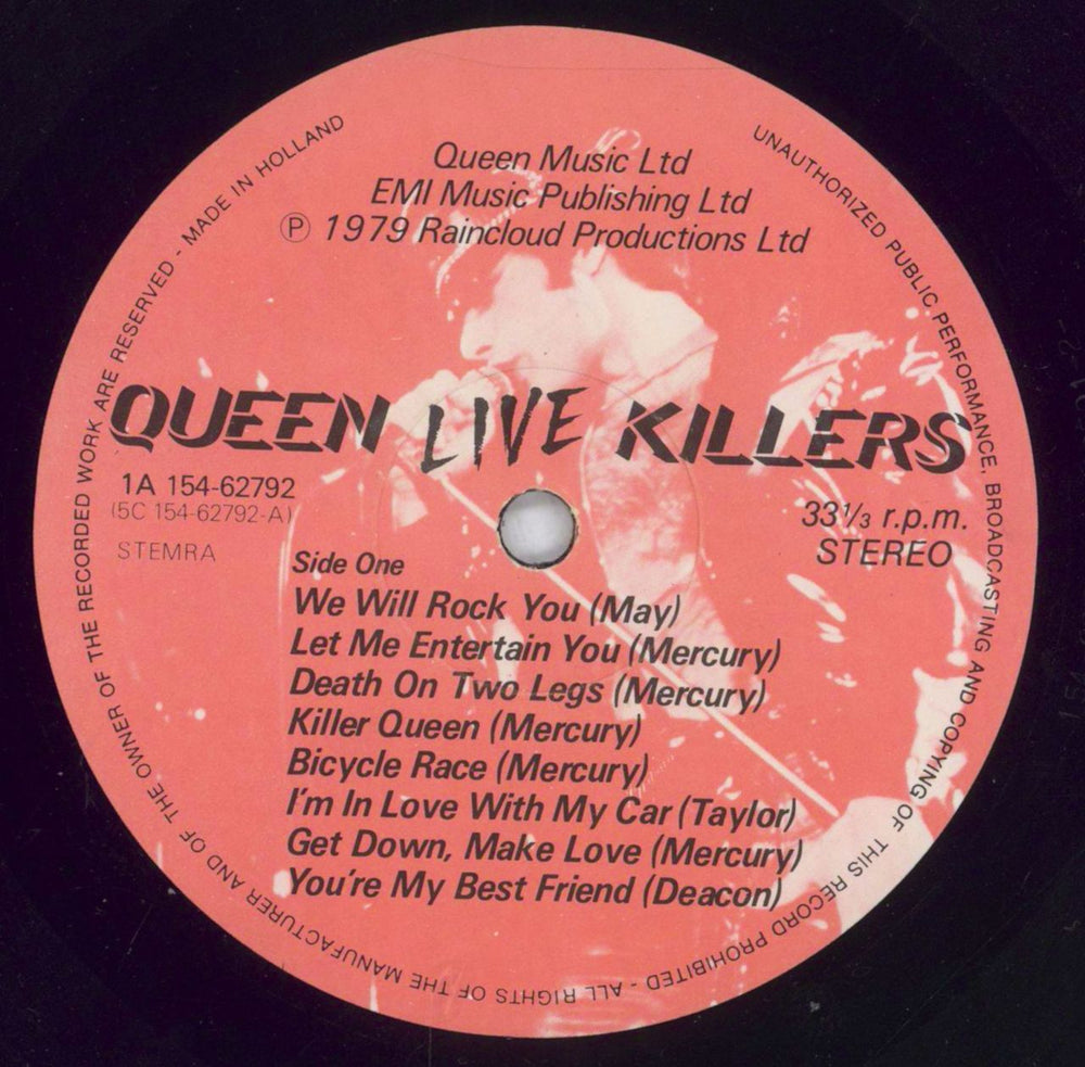 Queen Live Killers Dutch 2-LP vinyl record set (Double LP Album) QUE2LLI828962