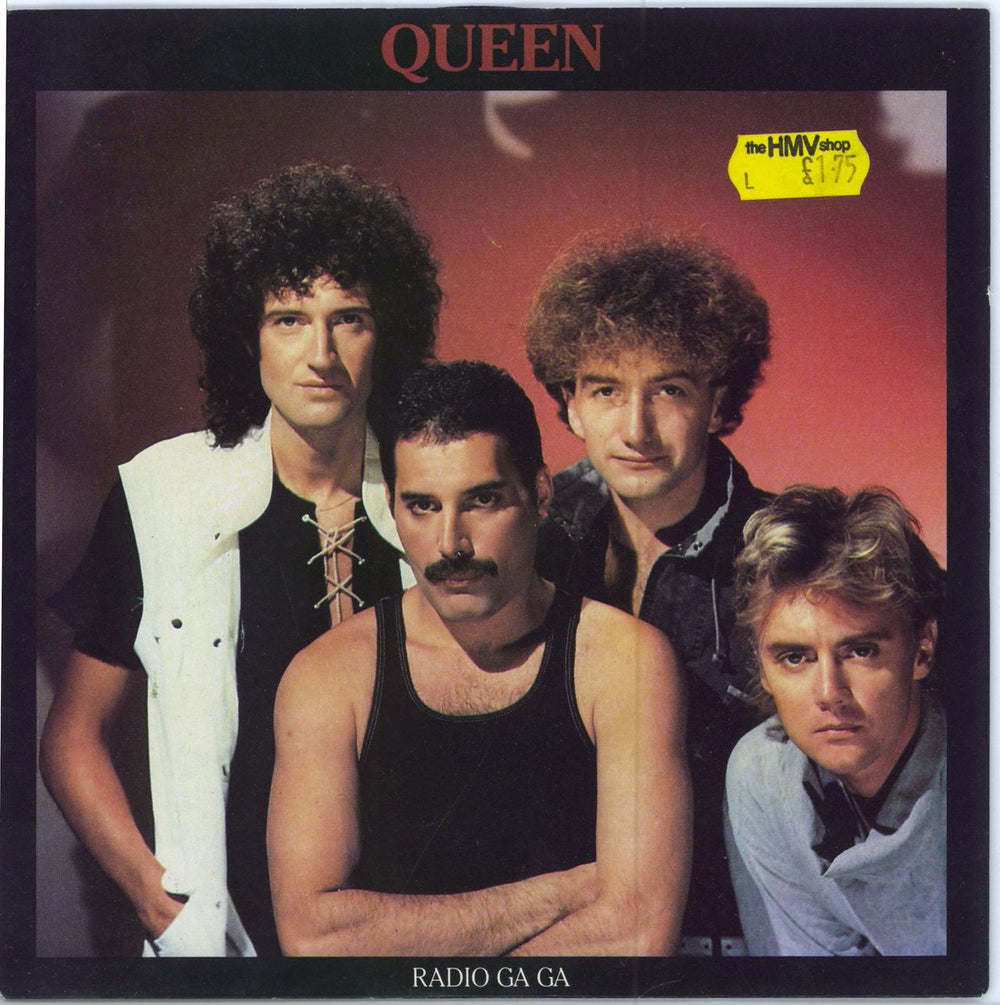 Queen Radio Ga Ga - Solid UK 7" vinyl single (7 inch record / 45) QUEEN1