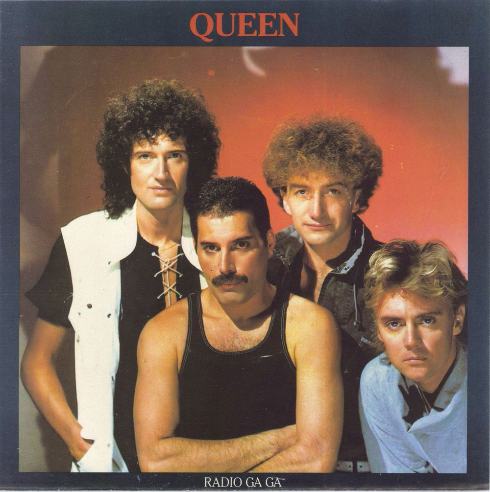 Queen Radio Ga Ga South African 7" vinyl single (7 inch record / 45) EMIJ4454