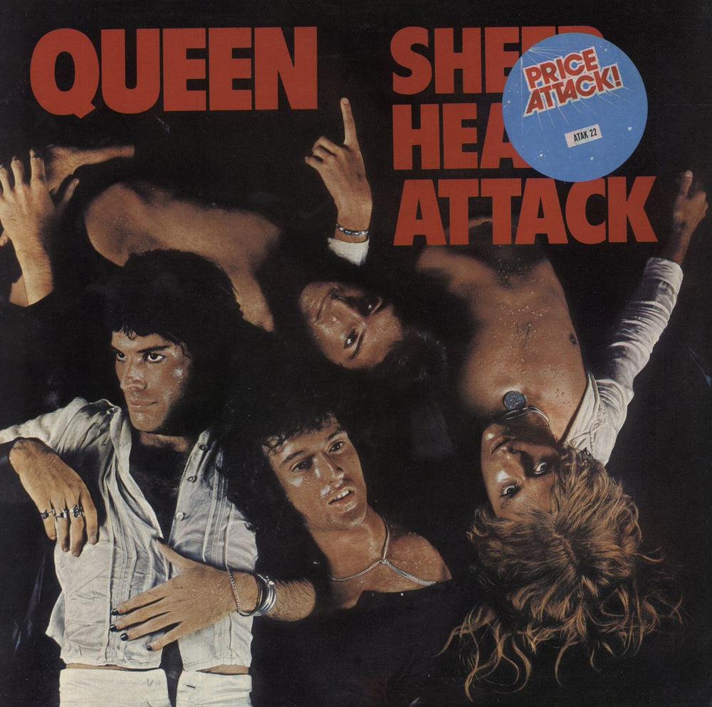 Queen Sheer Heart Attack - 3rd - Price Attack! stickered UK vinyl LP album (LP record) EMC3061