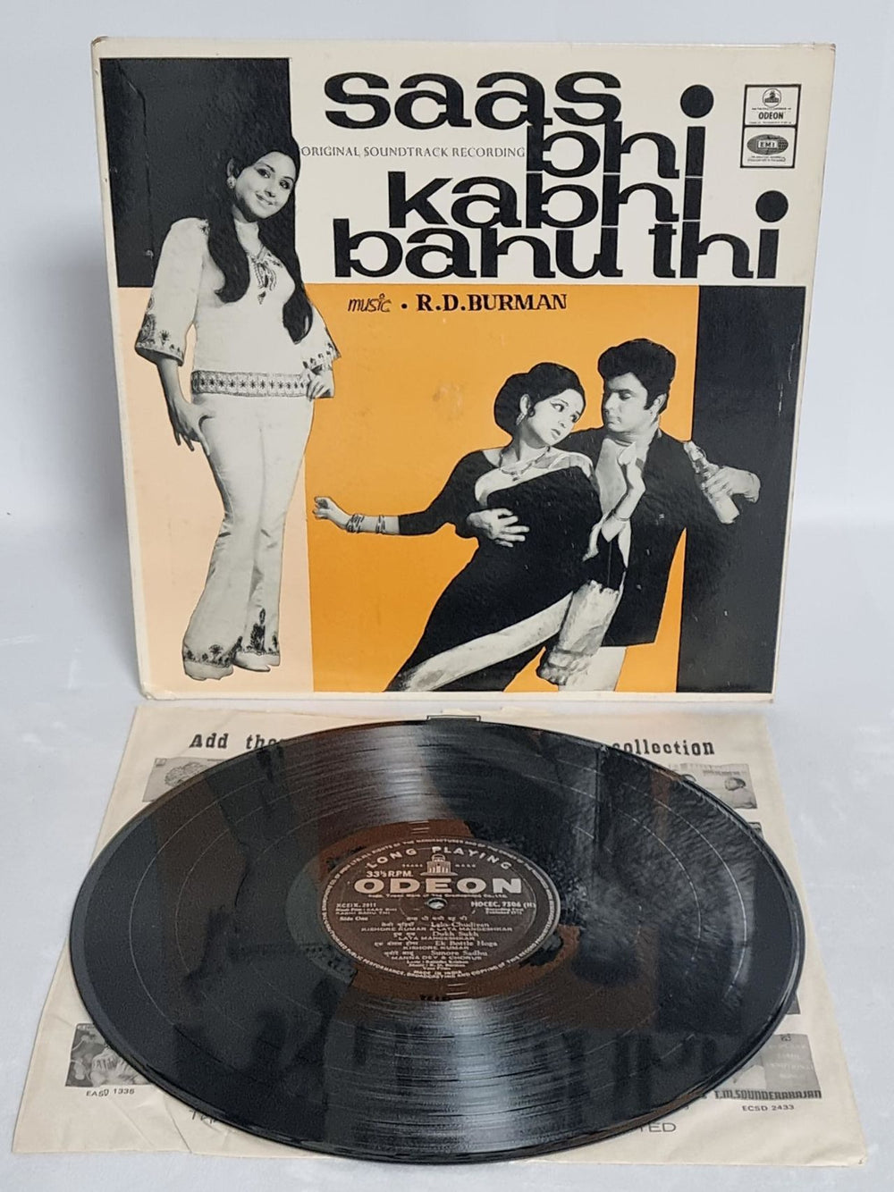 R.D. Burman Saas Bhi Kabhi Bahu Thi Indian vinyl LP album (LP record) MOCEC7506H