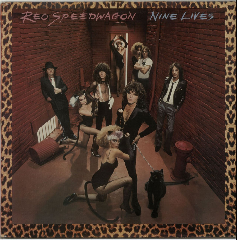 R.E.O. Speedwagon Nine Lives UK vinyl LP album (LP record) EPC83647