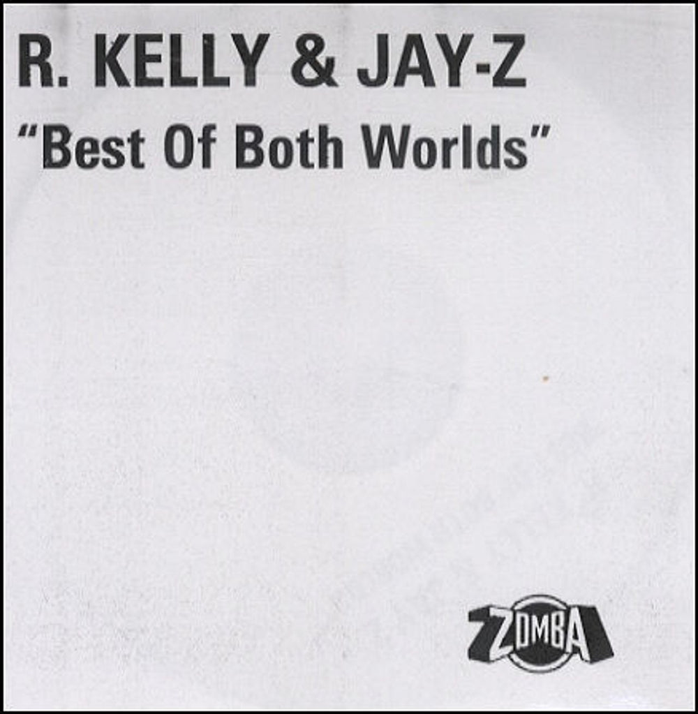 R Kelly Best Of Both Worlds UK Promo CD-R acetate CDR ACETATE