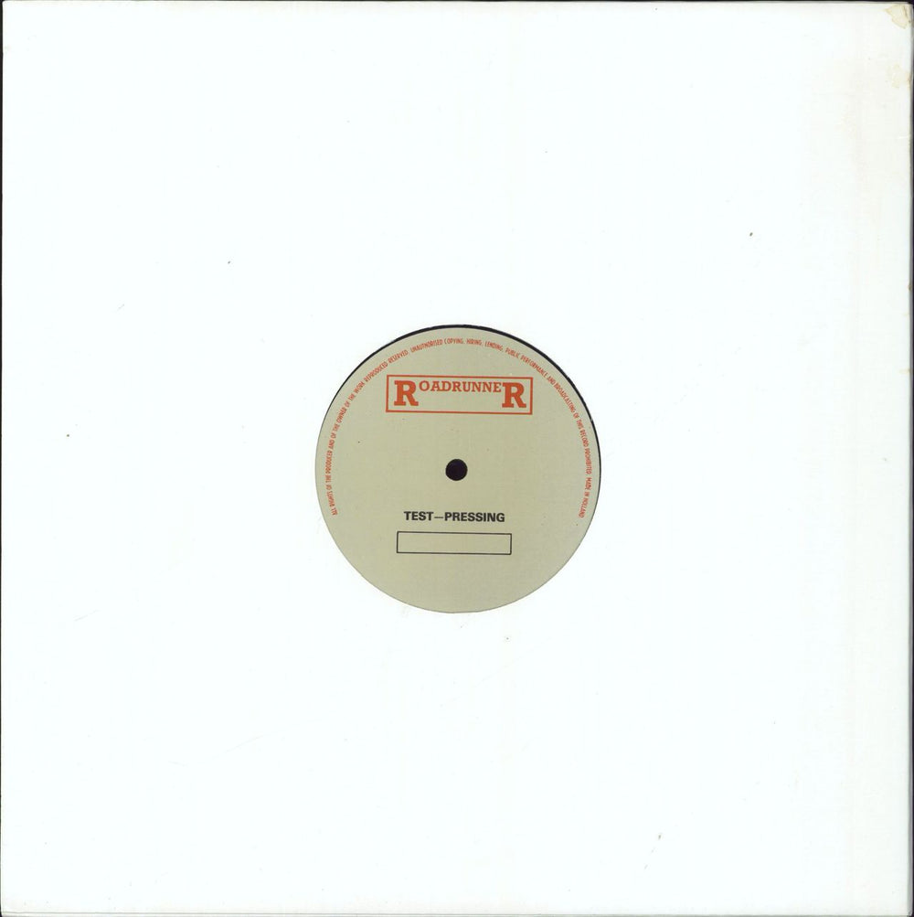 Racer X Extreme Volume Live - Test Pressing Dutch vinyl LP album (LP record)