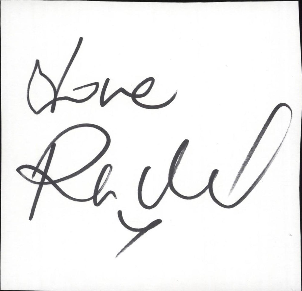 Rachel Stevens Autograph UK memorabilia AUTOGRAPH