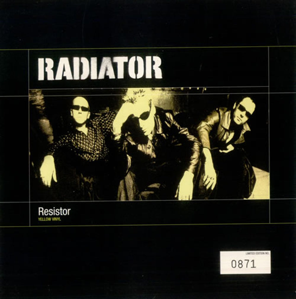 Radiator (90s) Resistor - Yellow Vinyl UK 7" vinyl single (7 inch record / 45) CHS5084