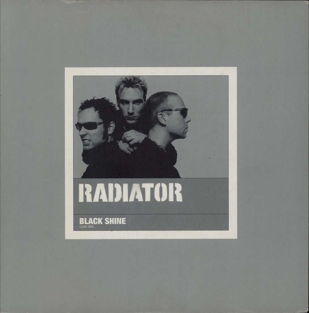 Radiator Black Shine - Clear Vinyl UK 7" vinyl single (7 inch record / 45) CHS5095