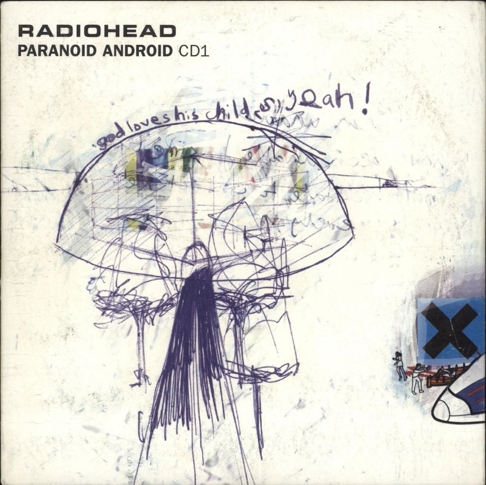 Radiohead Paranoid Android - 2nd UK 2-CD single set (Double CD single) CDODATAS01/CDNO