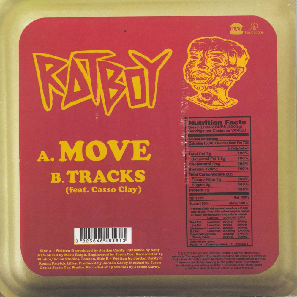 Rat Boy Move - Sealed UK 7" vinyl picture disc (7 inch picture disc single) YC17PMO768366