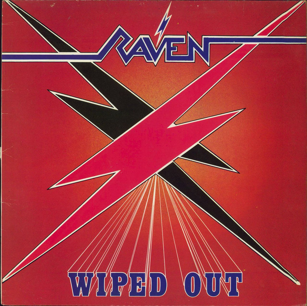 Raven Wiped Out UK vinyl LP album (LP record) NEAT1004