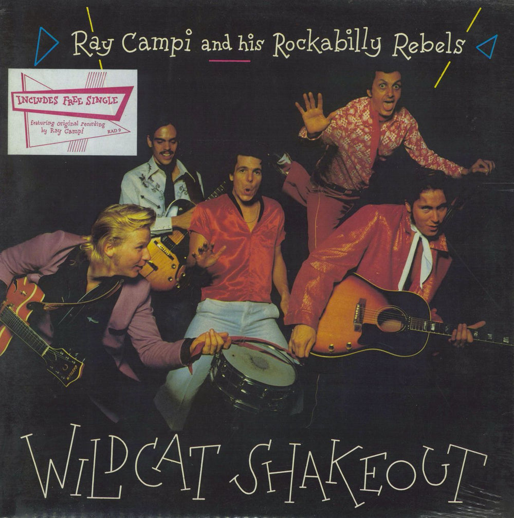 Ray Campi Wildcat Shakeout - Sealed UK vinyl LP album (LP record) RAD9