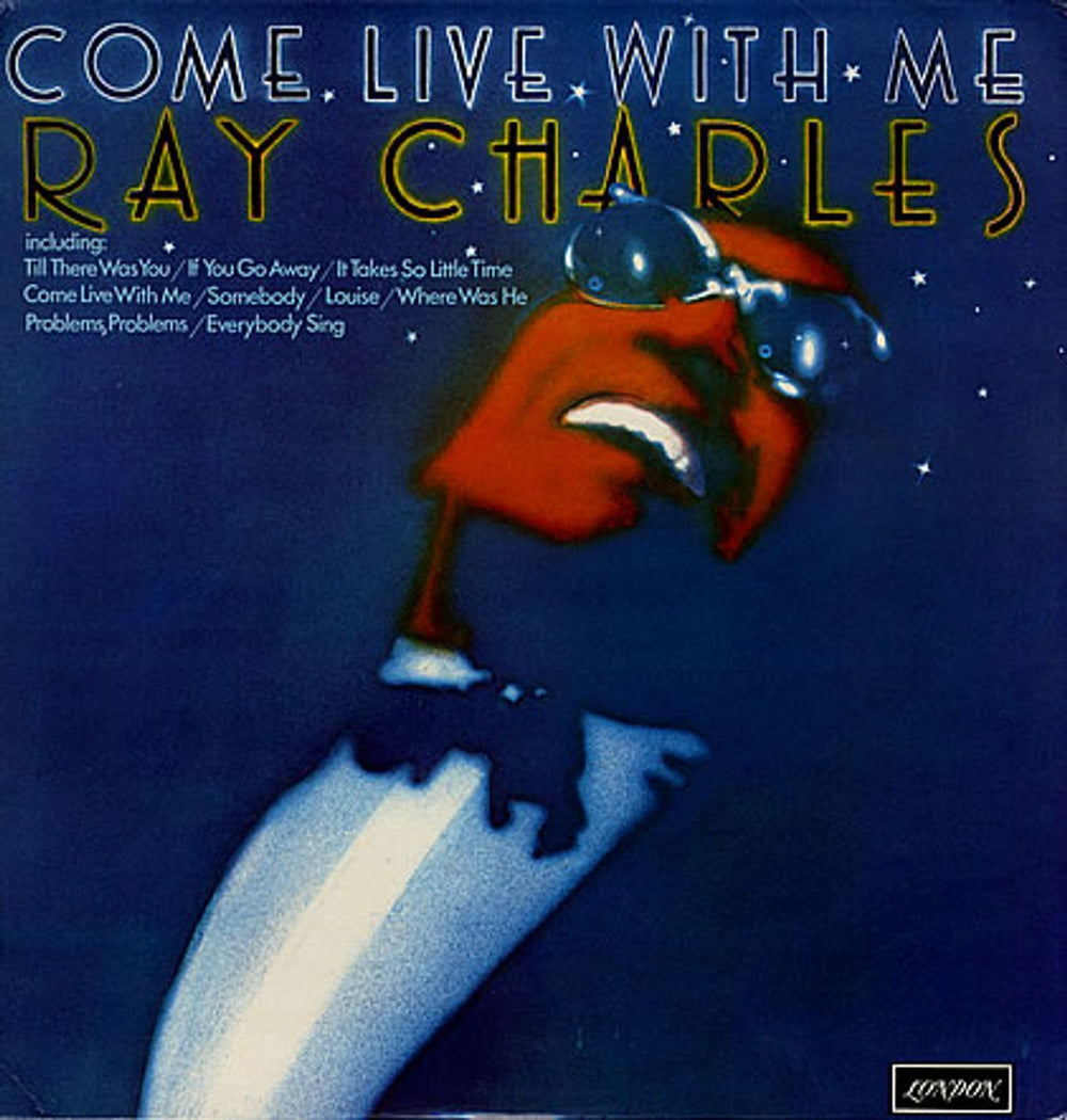 Ray Charles Come Live With Me UK vinyl LP album (LP record) SHU8467