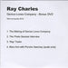 Ray Charles Genius Loves Company UK Promo DVD DVD-R ACETATE