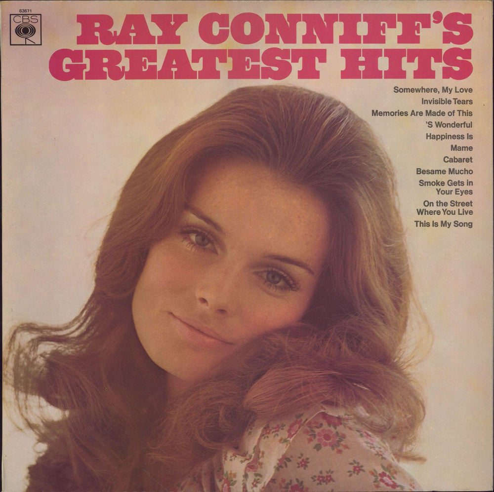 Ray Conniff Ray Conniff's Greatest Hits UK vinyl LP album (LP record) S63671