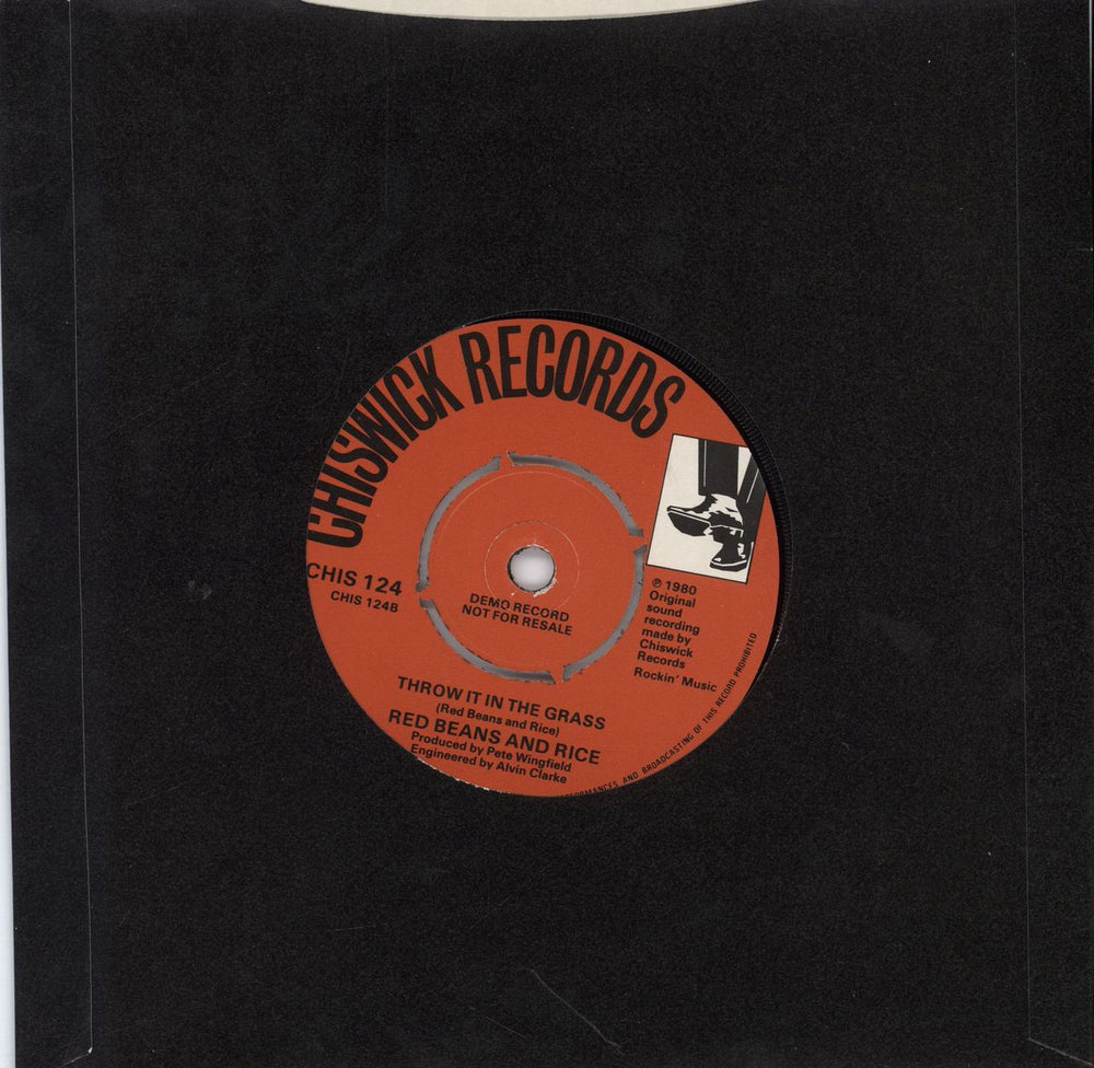 Red Beans And Rice That Driving Beat - A Label UK Promo 7" vinyl single (7 inch record / 45)