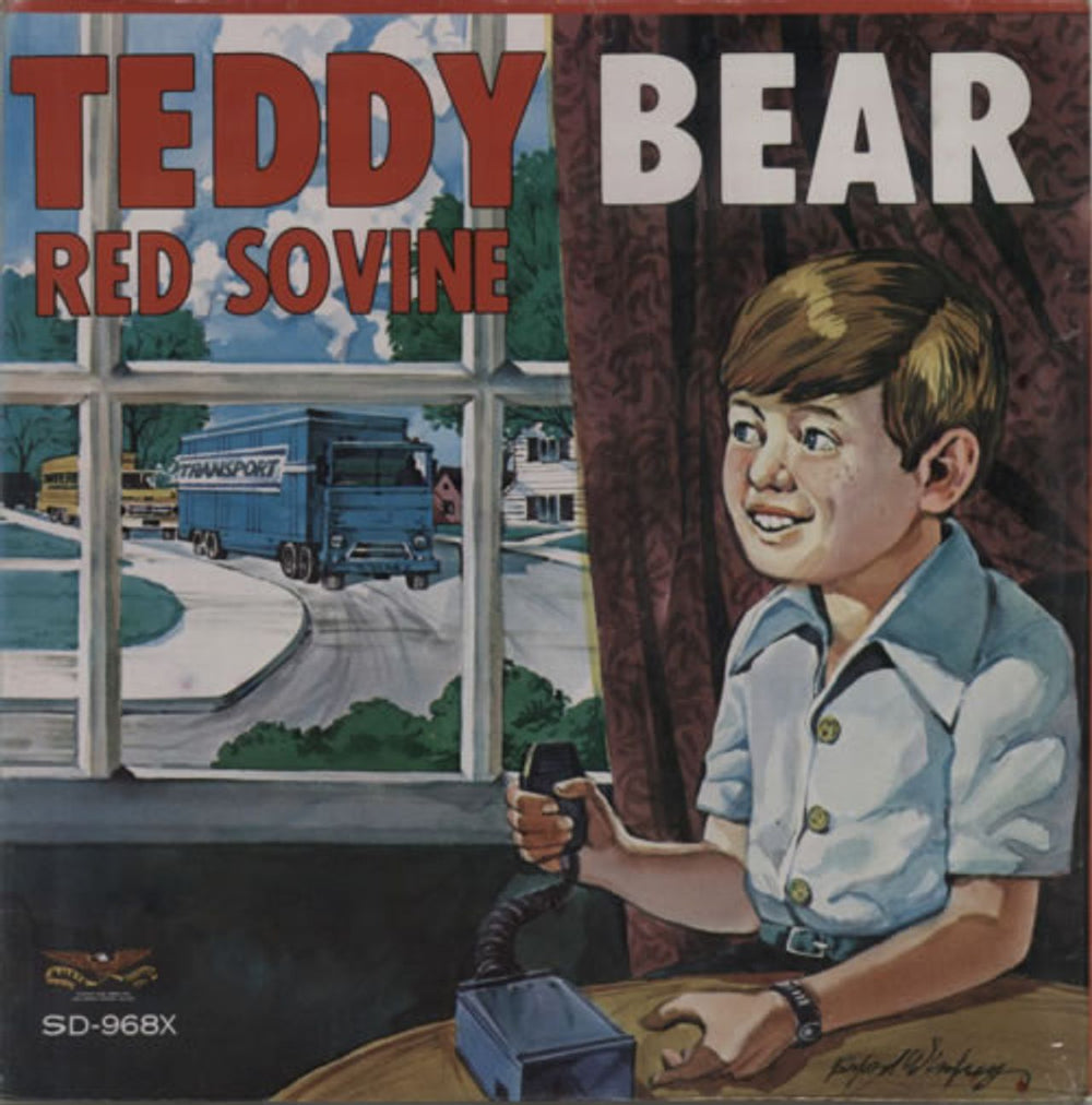 Red Sovine Teddy Bear US vinyl LP album (LP record) SD-968X