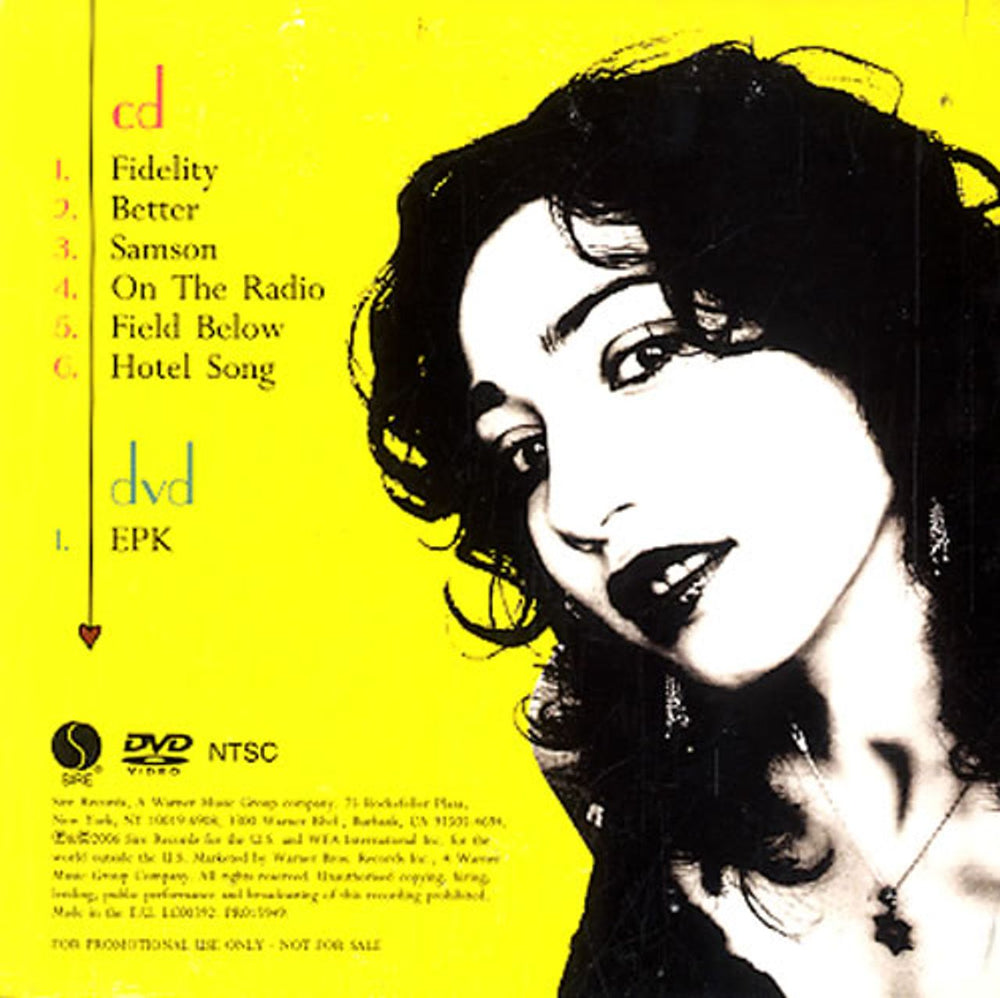 Regina Spektor Begin To Hope UK Promo 2-disc CD/DVD set RGK2DBE626797