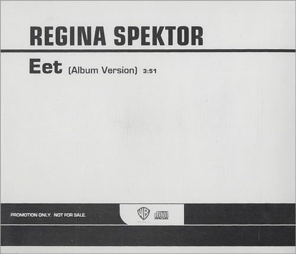 Regina Spektor Eet US Promo CD single (CD5 / 5") PRO-CDR-522407