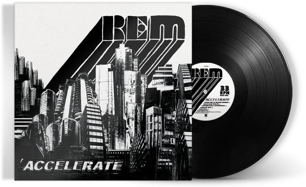 REM Accelerate - 180 Gram Black Vinyl - Sealed UK vinyl LP album (LP record) REMLPAC823938