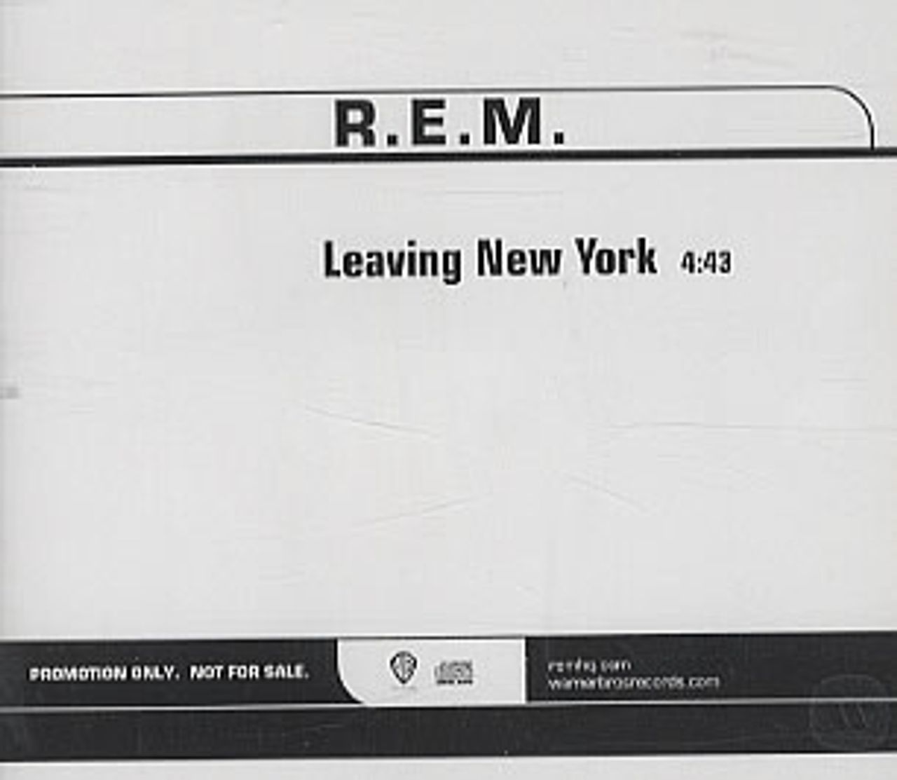 REM Leaving New York US Promo CD single —