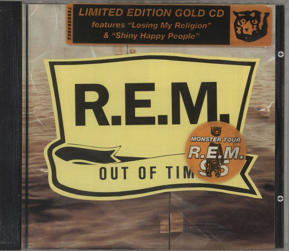 REM Out Of Time: Australasian Tour Edition Australian CD album (CDLP) 7599264962