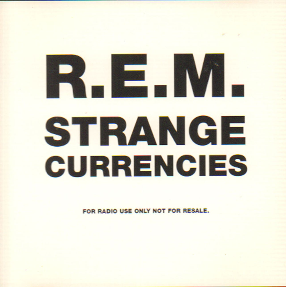 REM Strange Currencies UK Promo CD single (CD5 / 5") W0290CDDJ