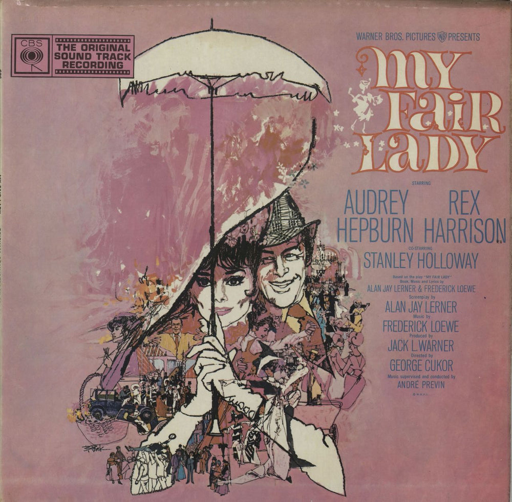 Rex Harrison My Fair Lady UK vinyl LP album (LP record) BRG70000