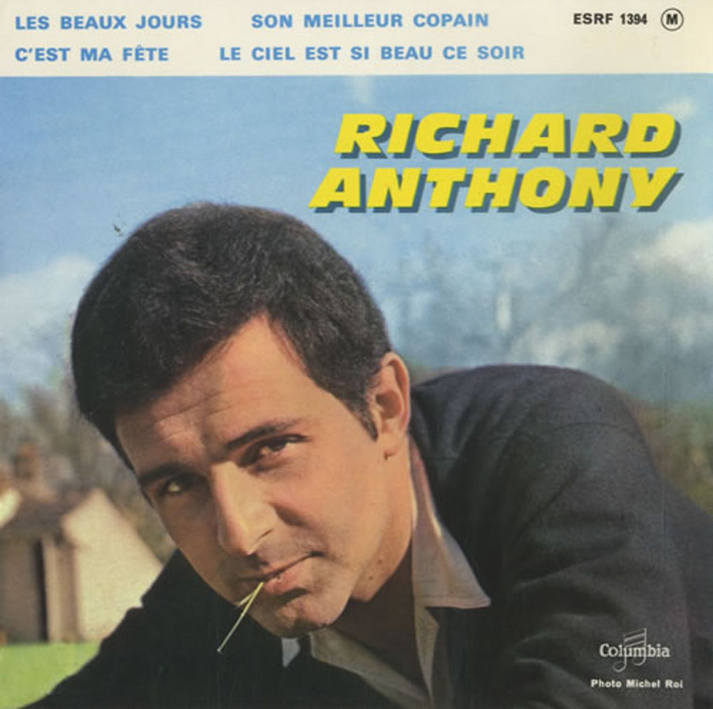 Richard Anthony C'Est Ma Fête EP French 7" vinyl single (7 inch record / 45) ESRF1394