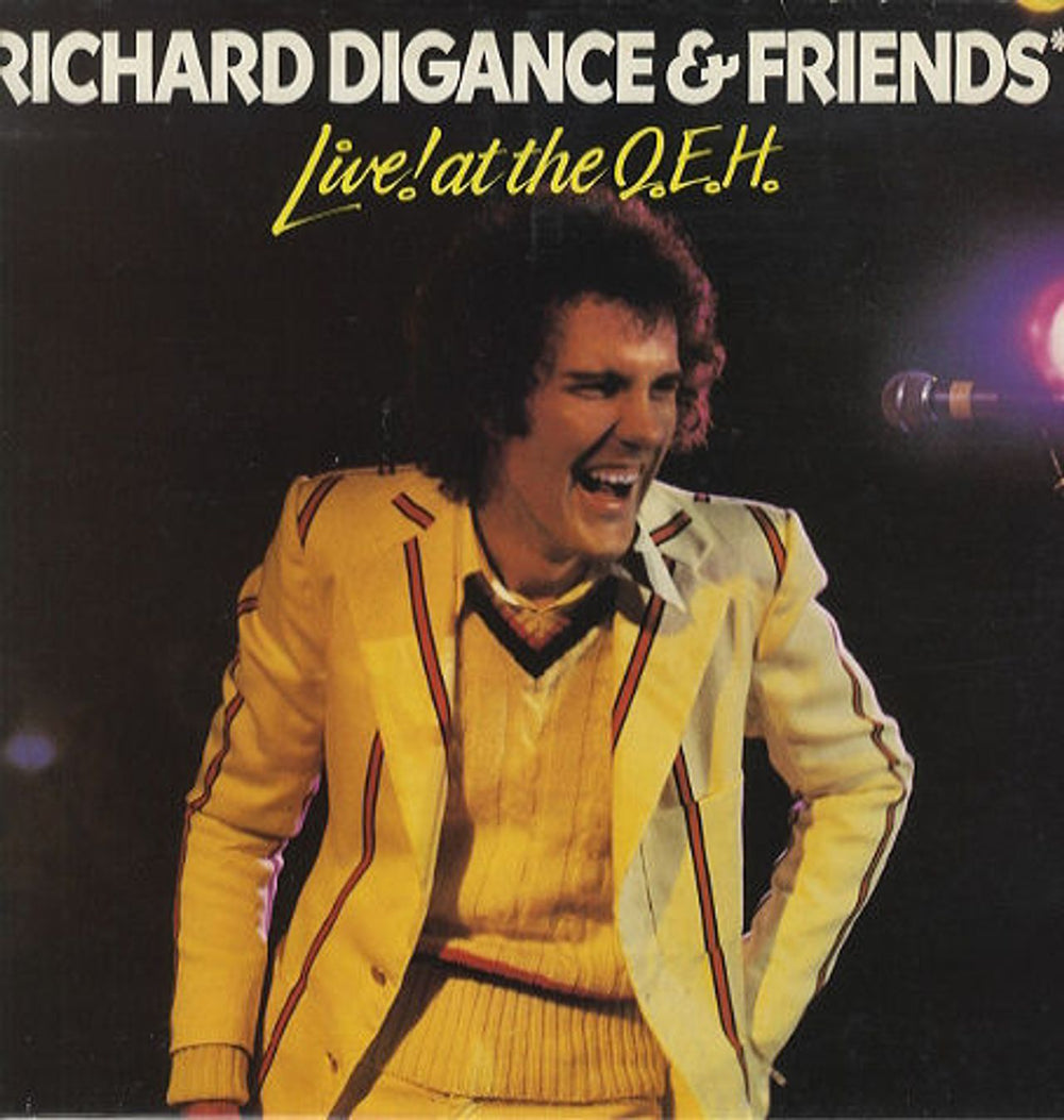 Richard Digance Live At The Q.E.H. UK vinyl LP album (LP record) CHR1187