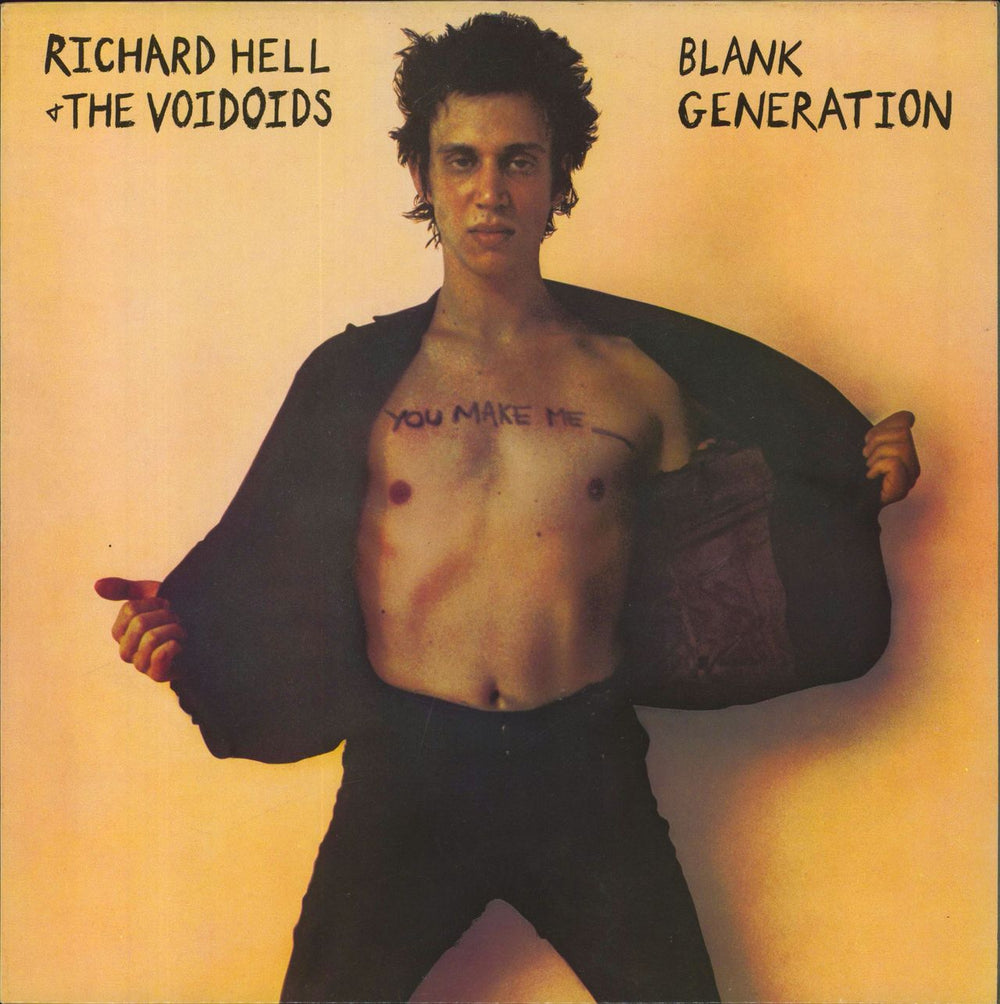 Richard Hell & Voidoids Blank Generation UK vinyl LP album (LP record) SR6037