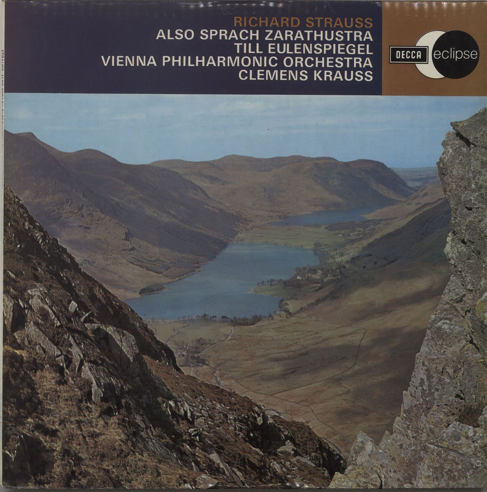 Richard Strauss Also Sprach Zarathustra Op.30 / Till Eulenspiegel's Merry Pranks Op.28 UK vinyl LP album (LP record) ECS572