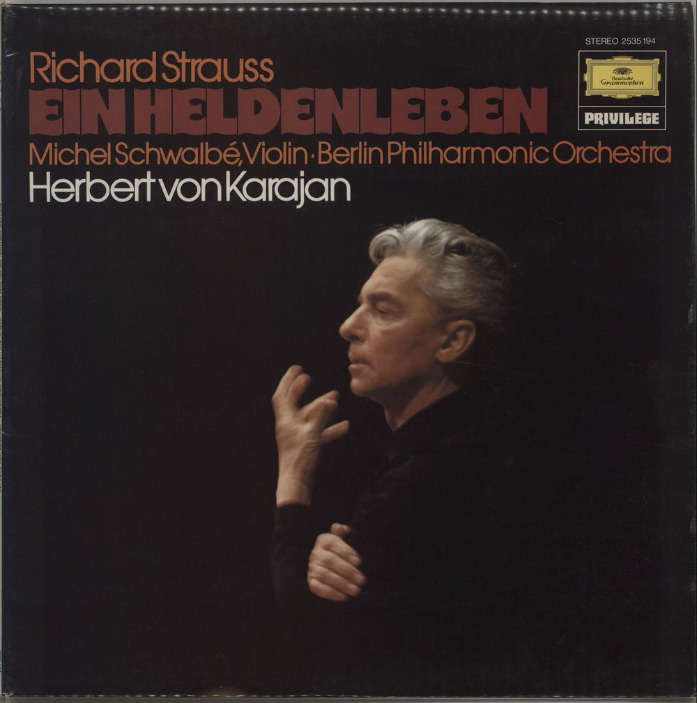 Richard Strauss Ein Heldenleben UK vinyl LP album (LP record) 2535194