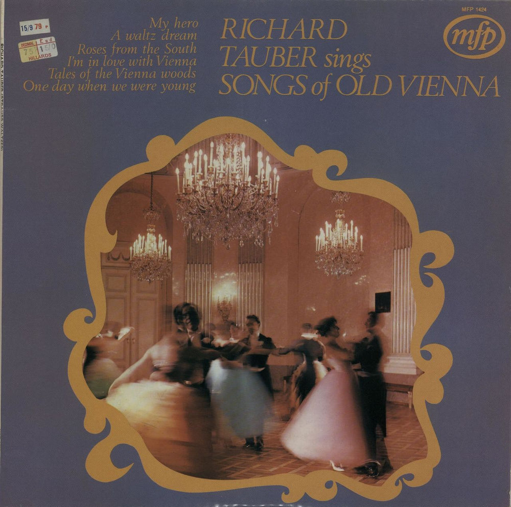 Richard Tauber Sings Songs Of Old Vienna UK vinyl LP album (LP record) MFP1424