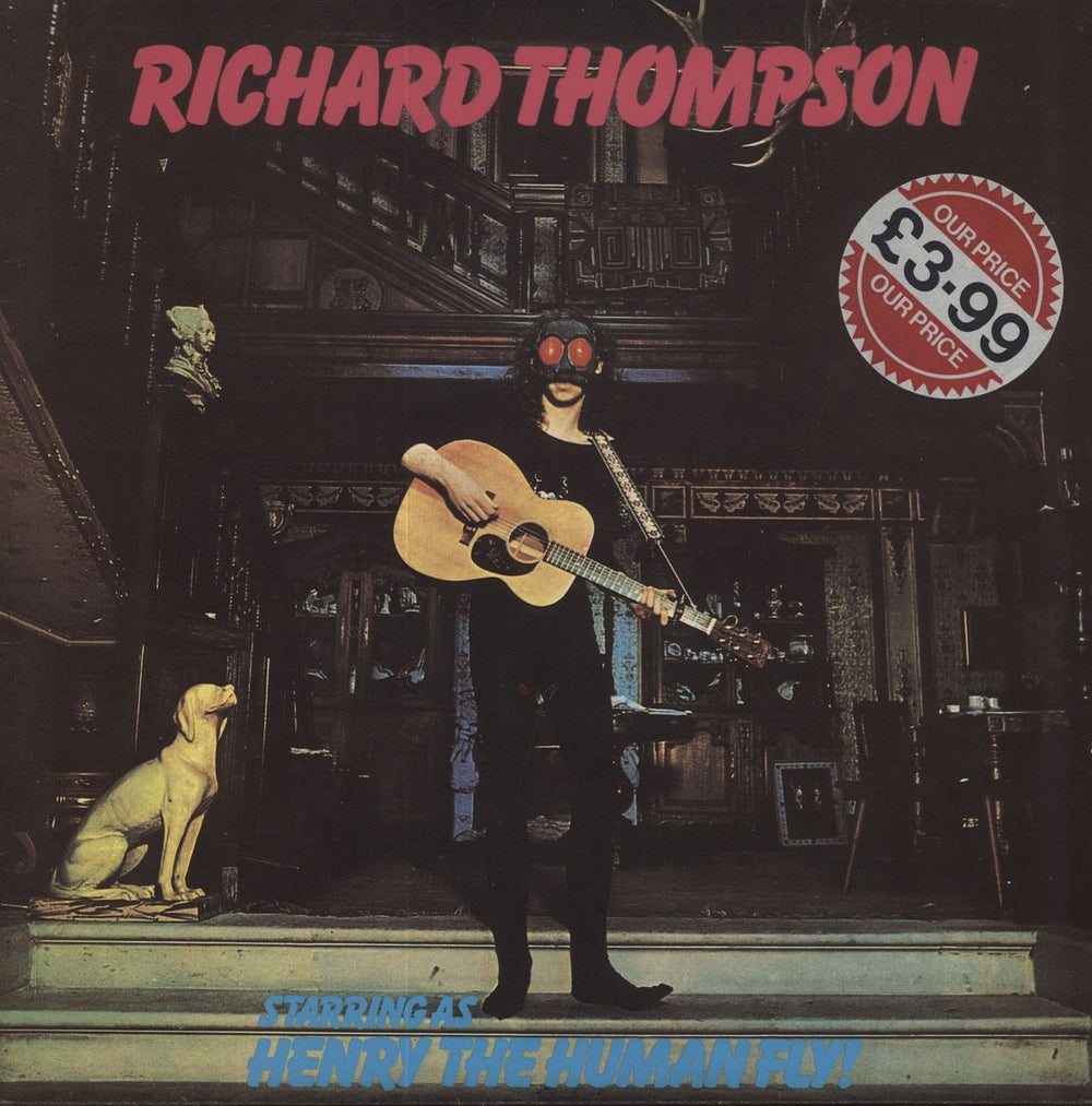 Richard Thompson Henry The Human Fly - Blue Label UK vinyl LP album (LP record) IRSP20