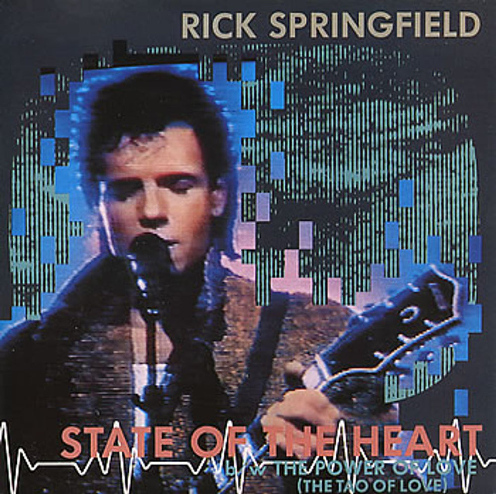 Rick Springfield State Of The Heart UK 7" vinyl single (7 inch record / 45) PB49959