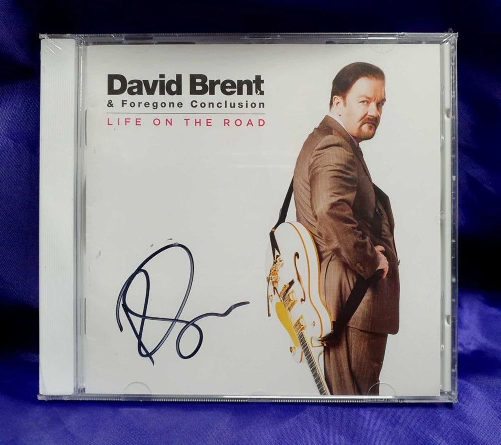 Ricky Gervais Life On The Road - Autographed - Sealed UK CD album (CDLP) 4799870