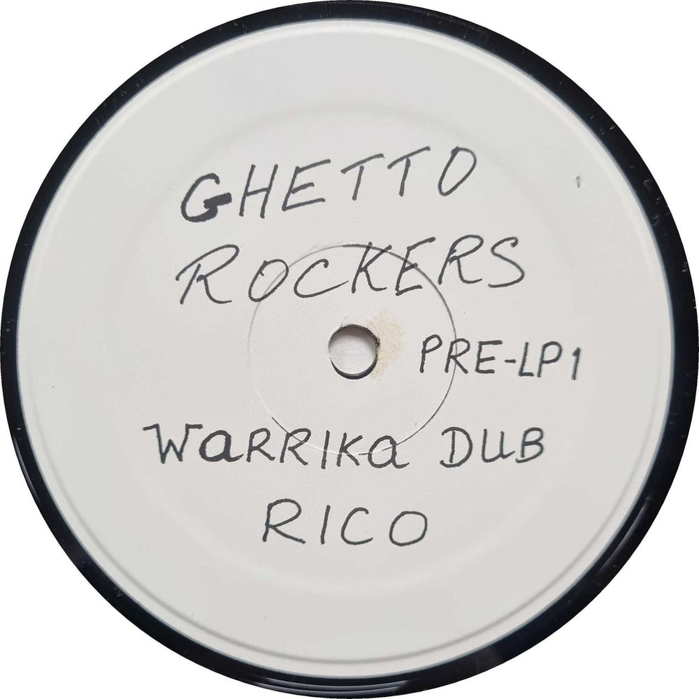 Rico Warrika Dub UK Promo vinyl LP album (LP record)